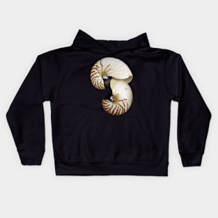 Nautilus Shell - photography by Avril Thomas - Adelaide / South Australia Artist Kids Hoodie